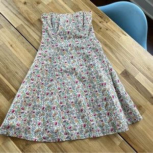 Strapless summer dress